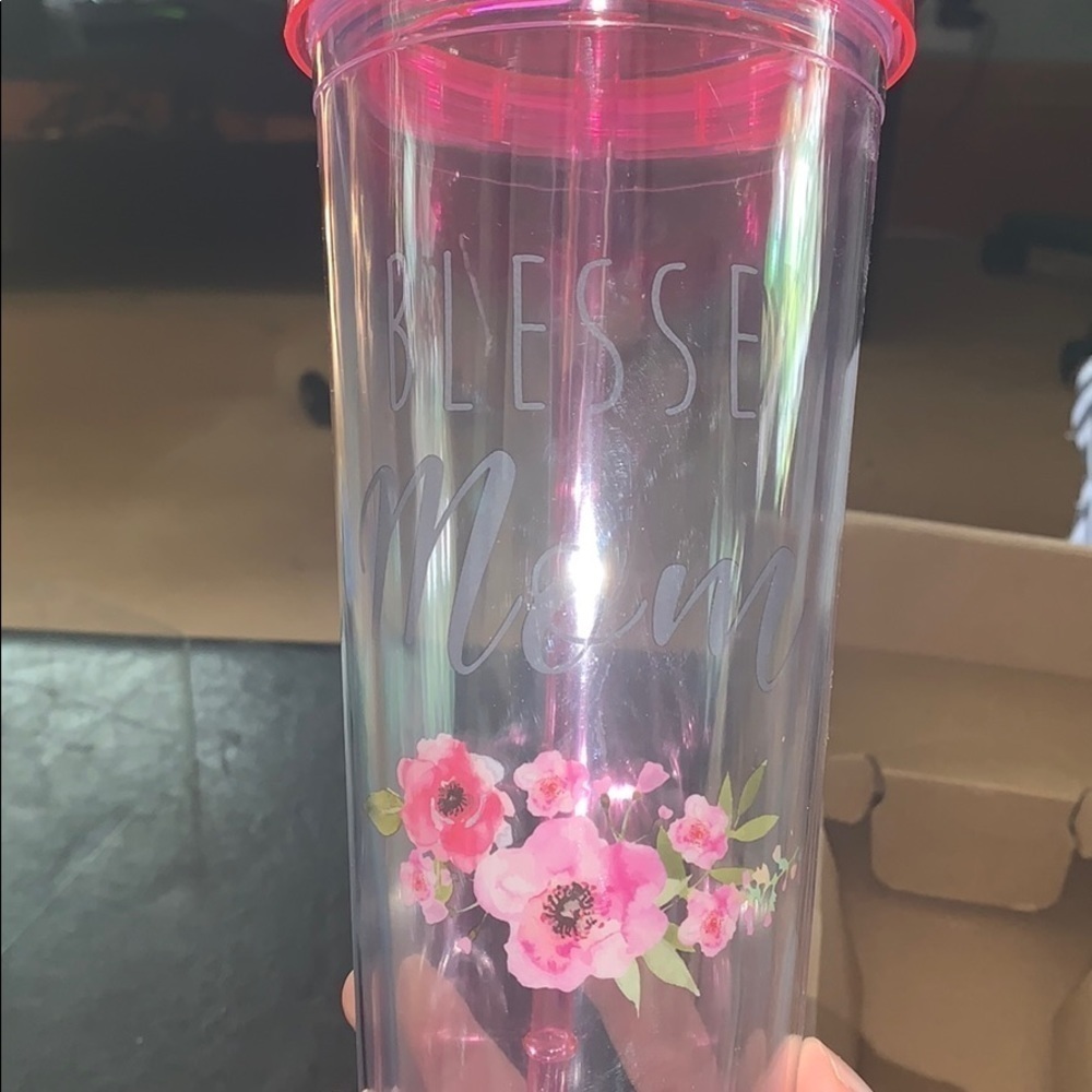 Blessed mom tumbler - new with gift box!